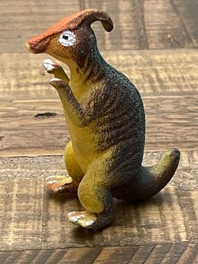Parasaurolophus dinosaur toy figure-soft rubber